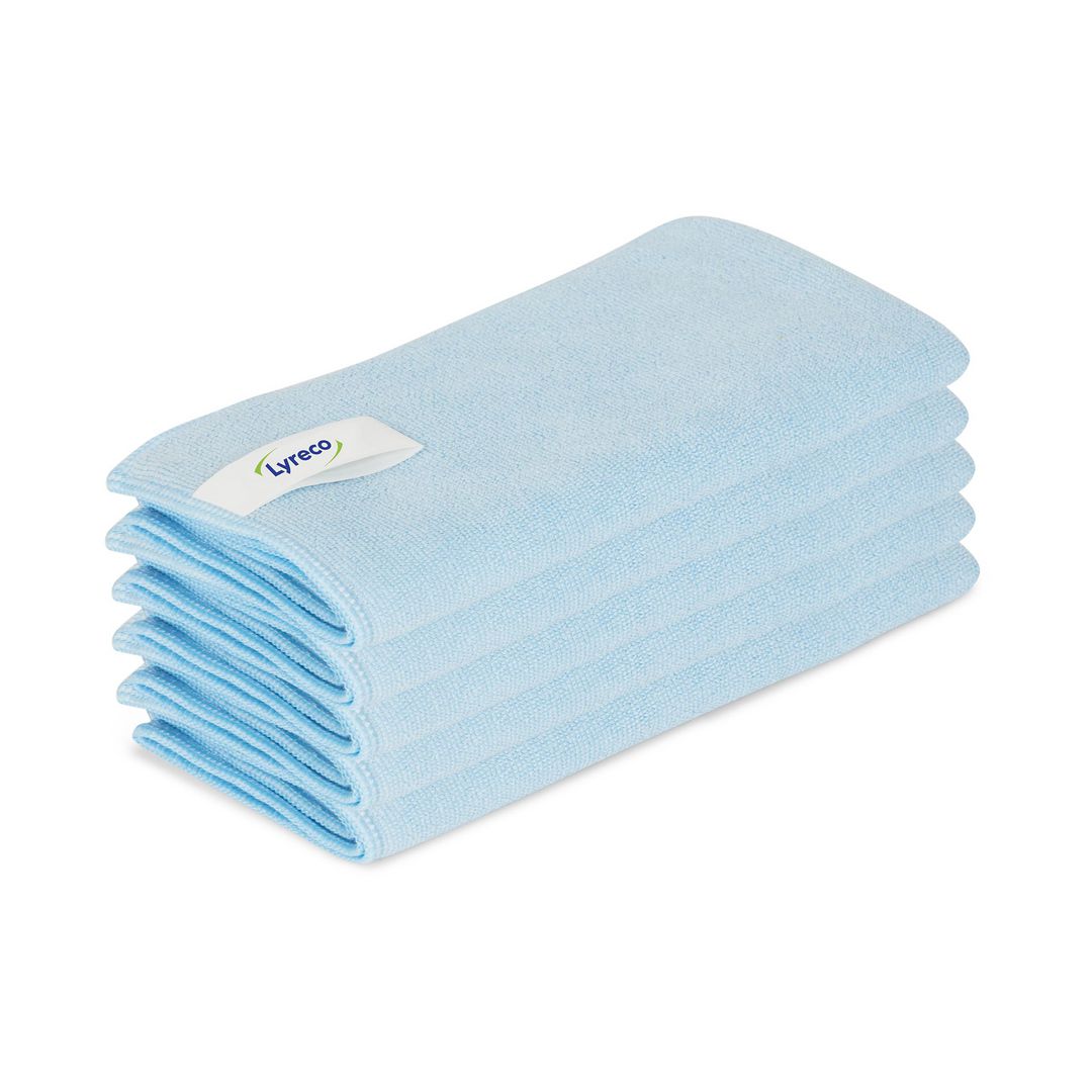 Microfiberduk LYRECO P 40x40cm blå 5/fp