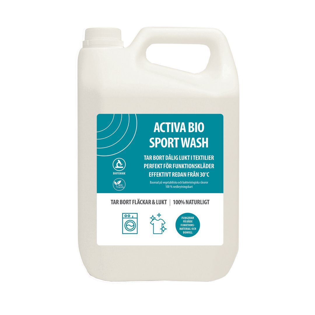Tvättmedel ACTIVA Bio sport wash 5L (2 pack)