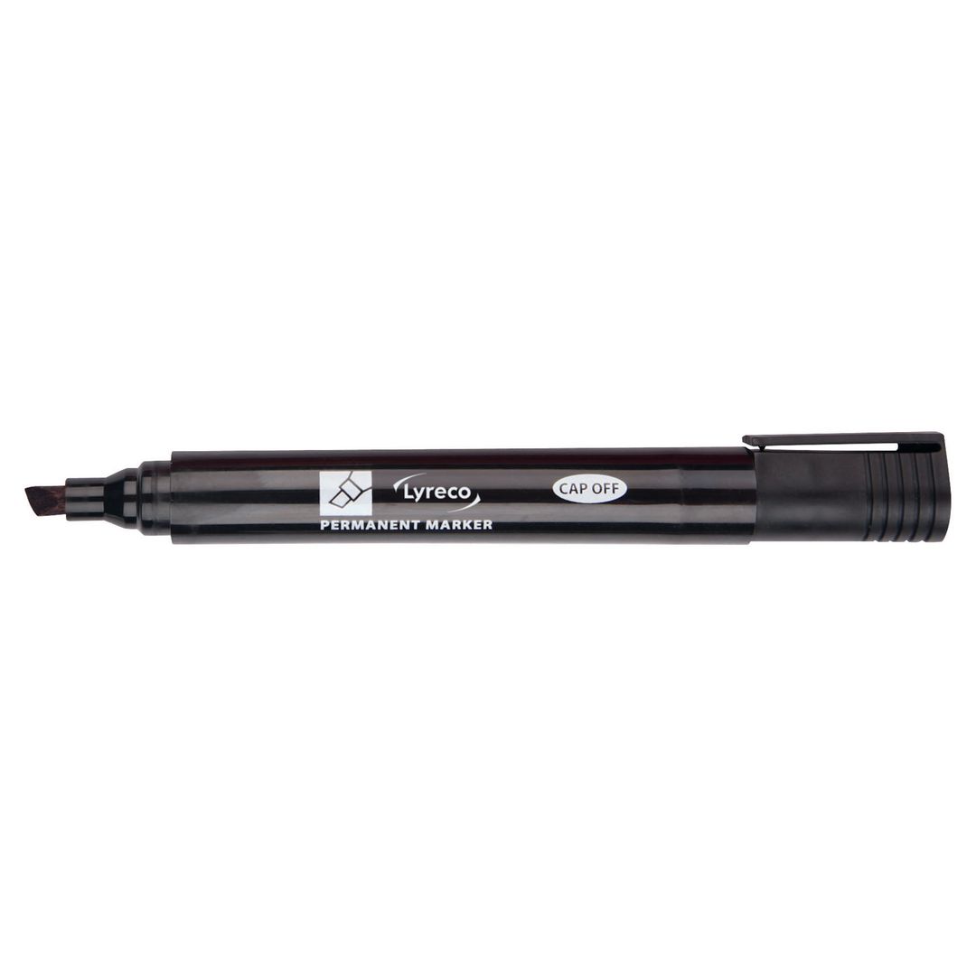 Märkpenna Lyreco 1-5mm sned svart