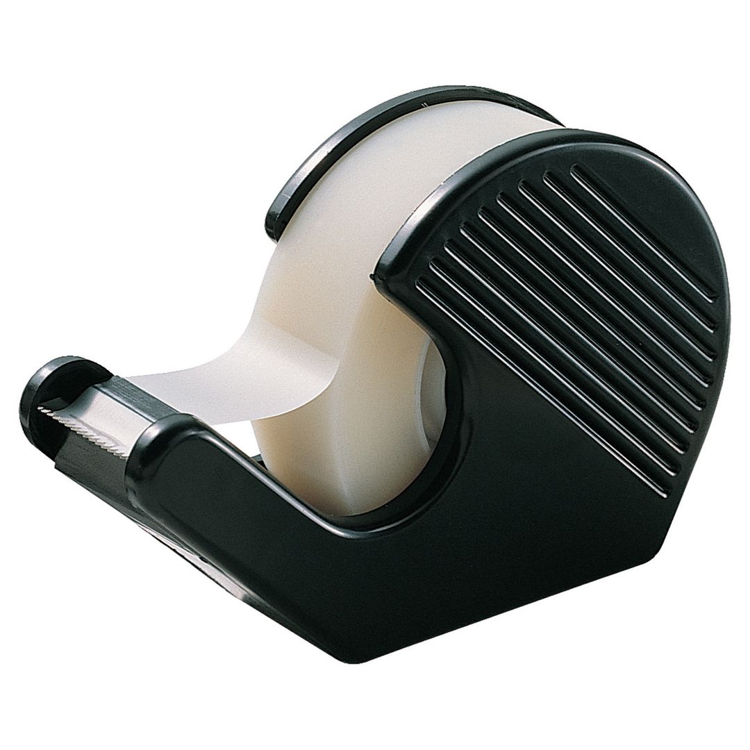 Tejphållare Lyreco hand 19mmx33m svart