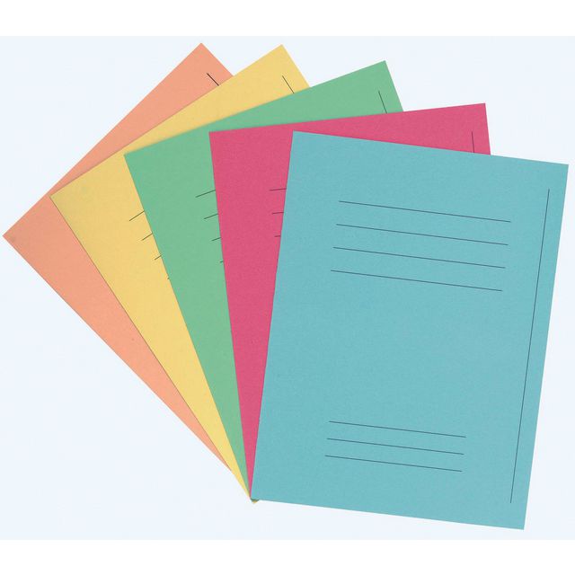 Mapp Exacompta kartong 240g A4 sort (50 pack)
