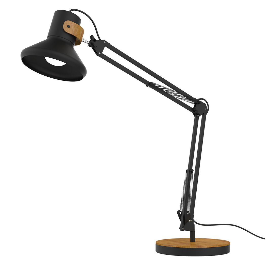 Lampa UNILUX Baya Bamboo LED svart