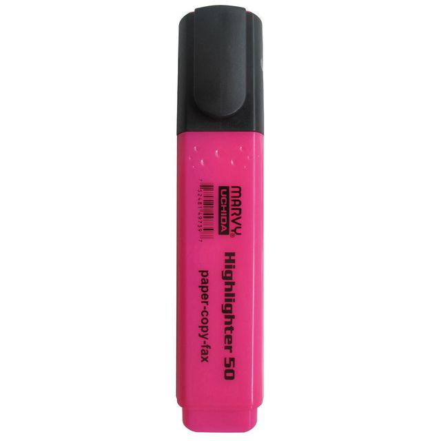 Överstrykningspenna MARVY 50 Rosa (12 pack)