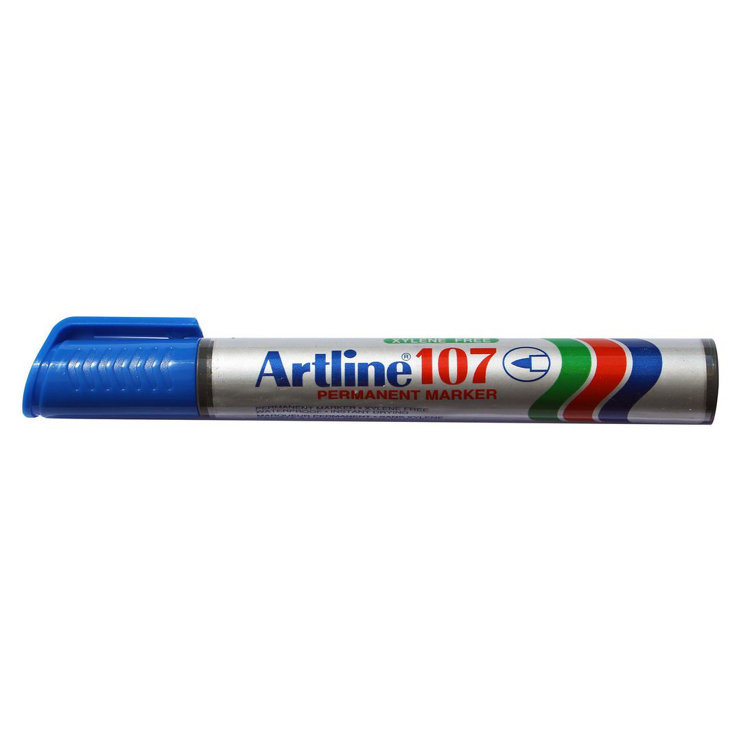 Märkpenna Artline 107 rund 1,5mm blå (12 pack)