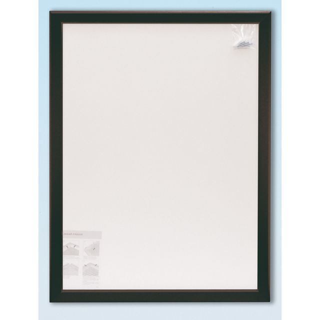 Väggram 50x70cm alu.profil 32mm svart
