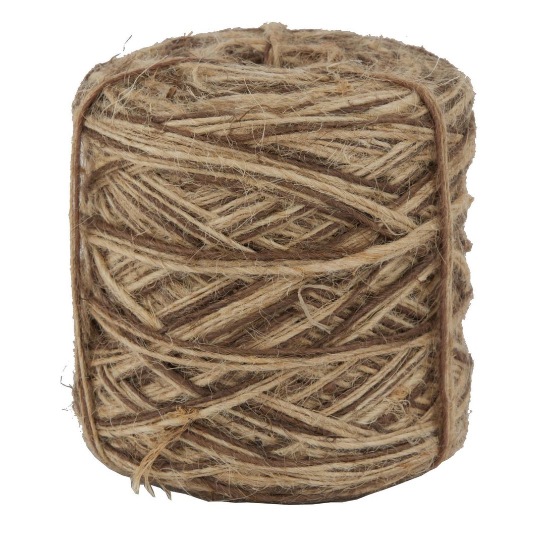 Juteband melerad brun 166m