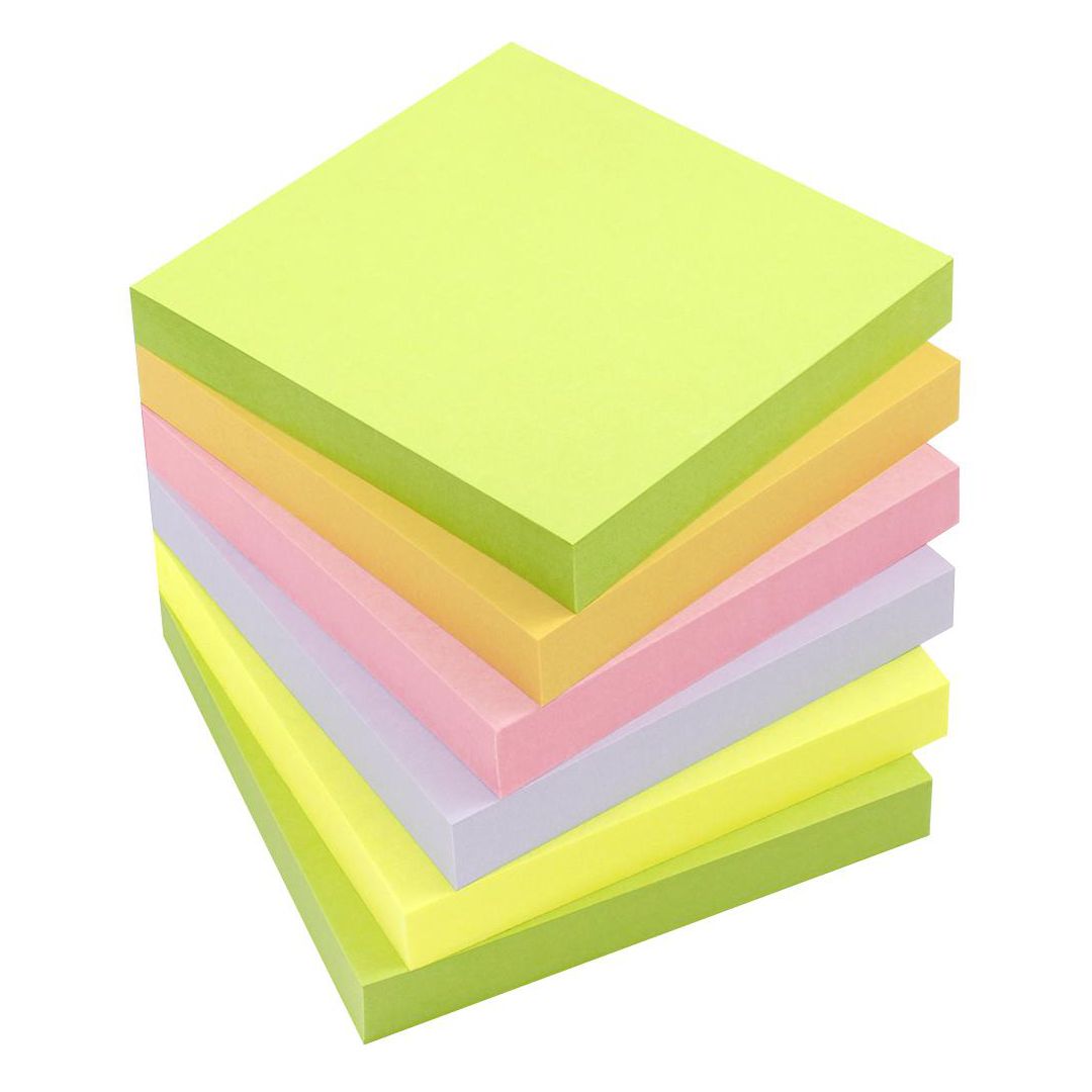 Notes LYRECO prem 75x75mm spring 6/fp