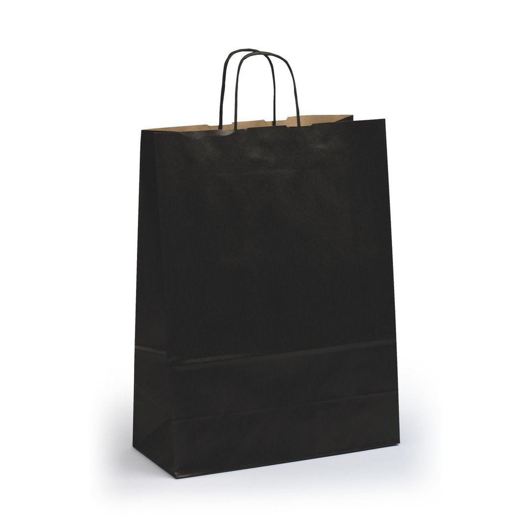Bärkasse medium svart 150/fp