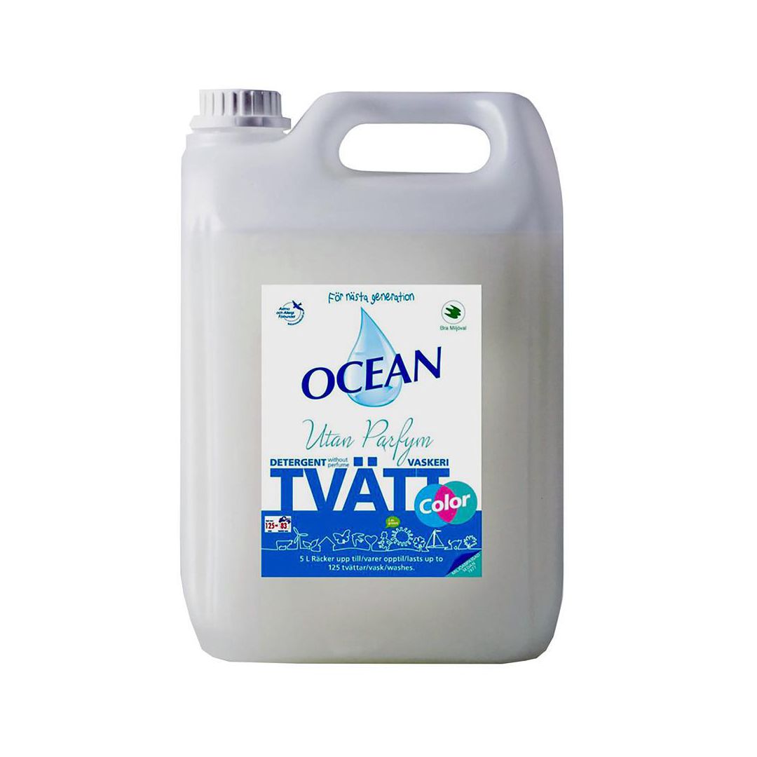 Tvättmedel OCEAN oparf. kulör 5L
