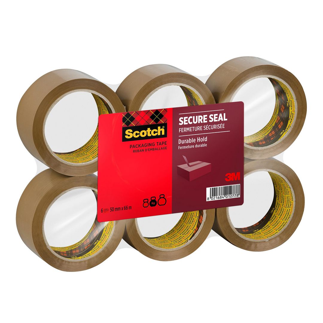 Packtejp SCOTCH Secu 50mmx66m brun 6/fp