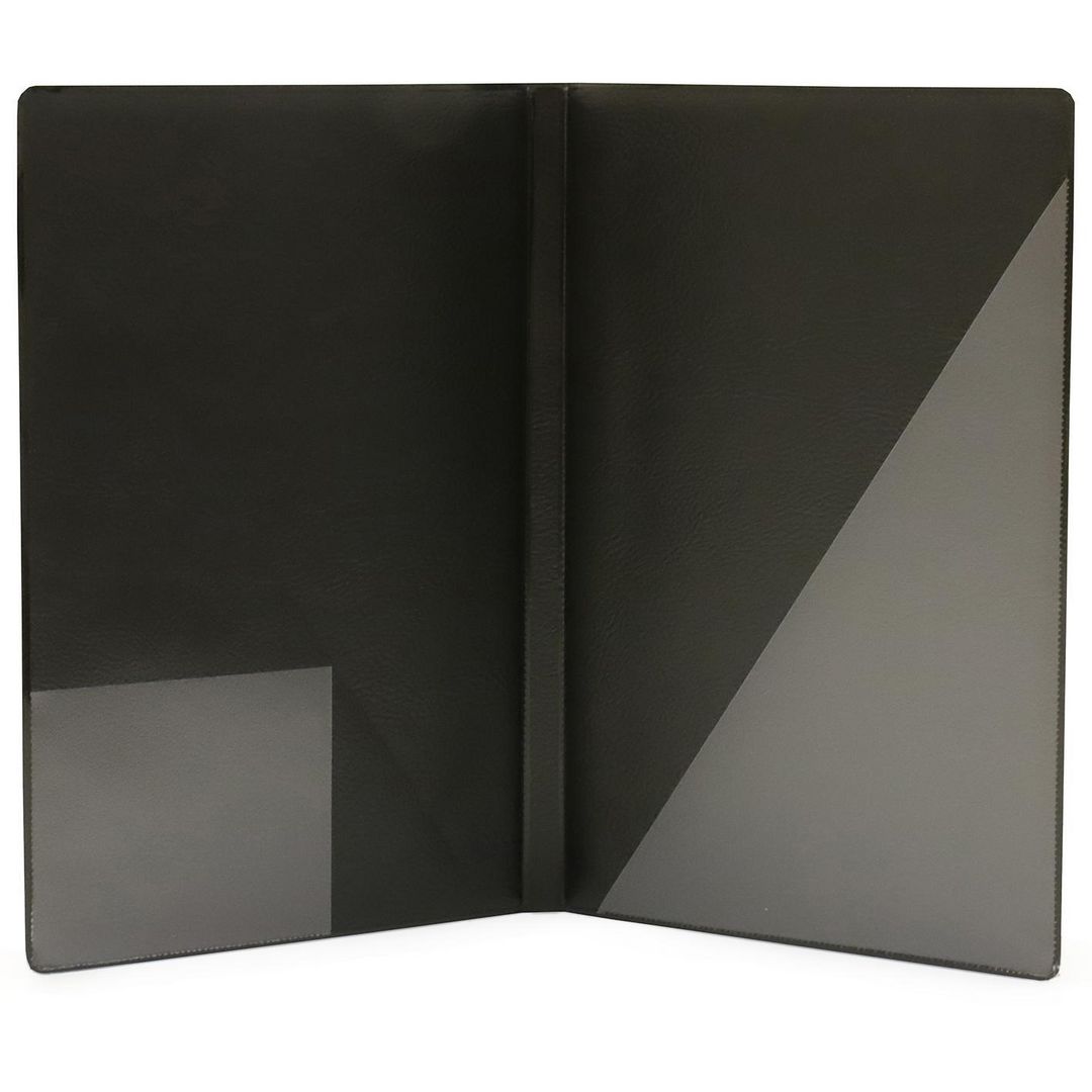 Blockomslag för A5-format svart