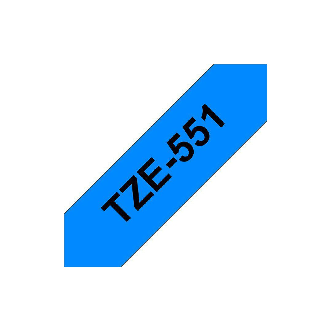 Tape Brother TZE551 24mm svart på blå