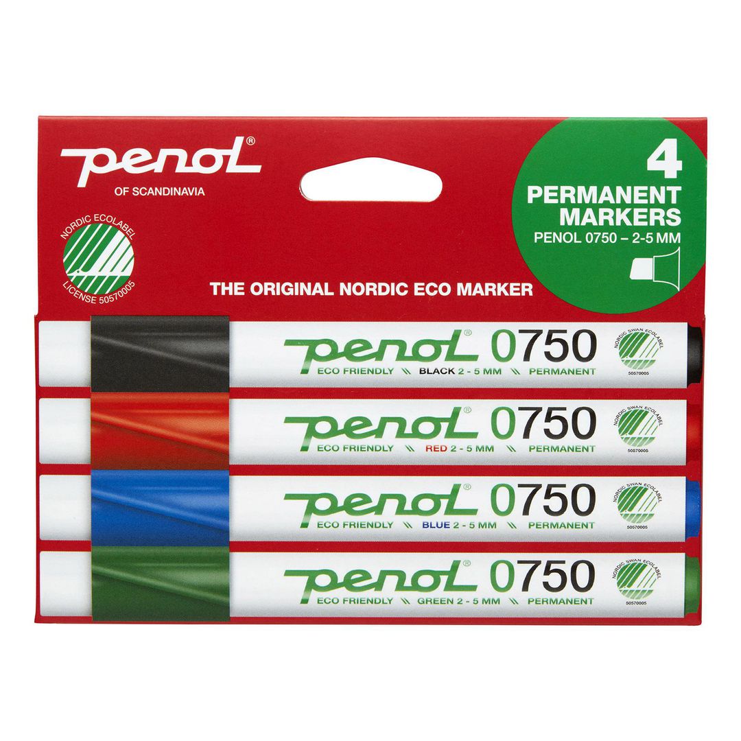 Märkpenna PENOL 0-750 perm 2-5mm 4/fp
