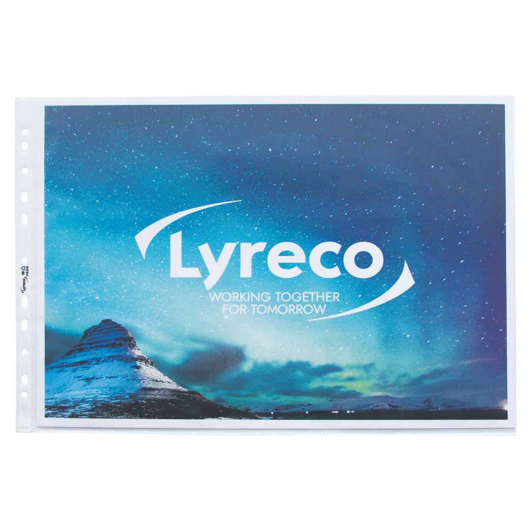 Plastficka Lyreco A3L 0,08 klar 10/fp