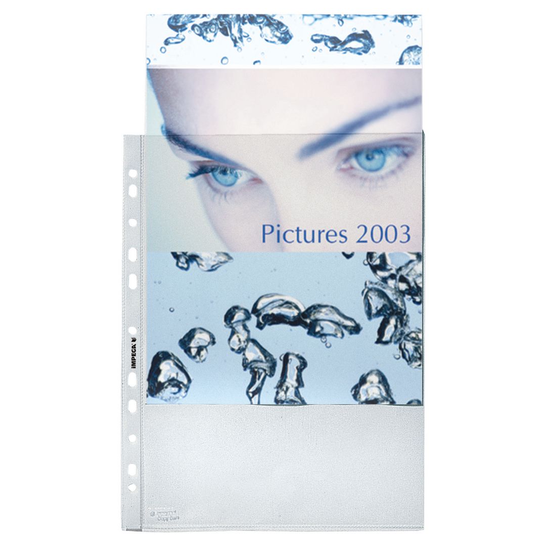 Plastficka Lyreco A4 0,08 klar 100/fp