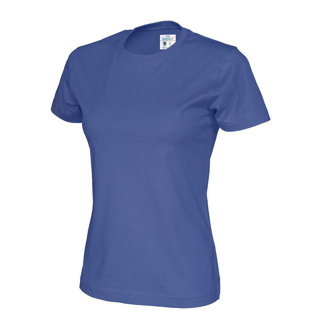 T-shirt COTTOVER dam GOTS blå XS