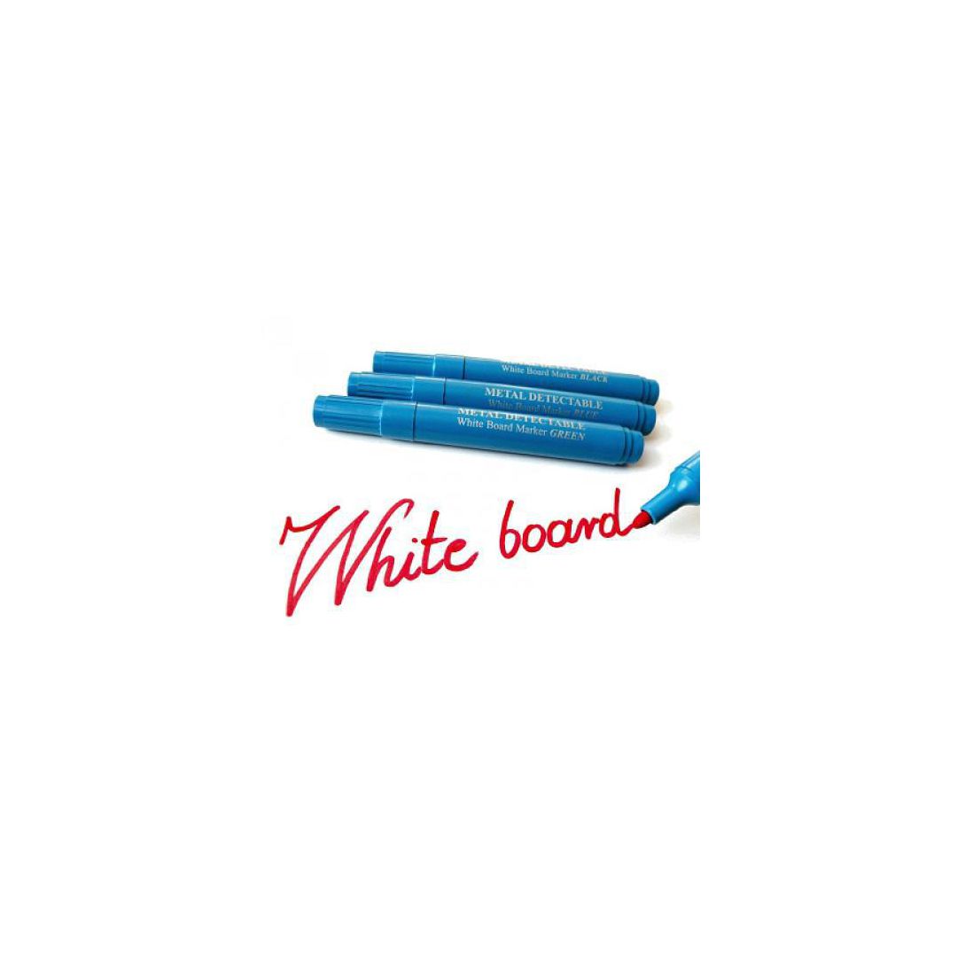 Whiteboardpenna detekterbar rund röd