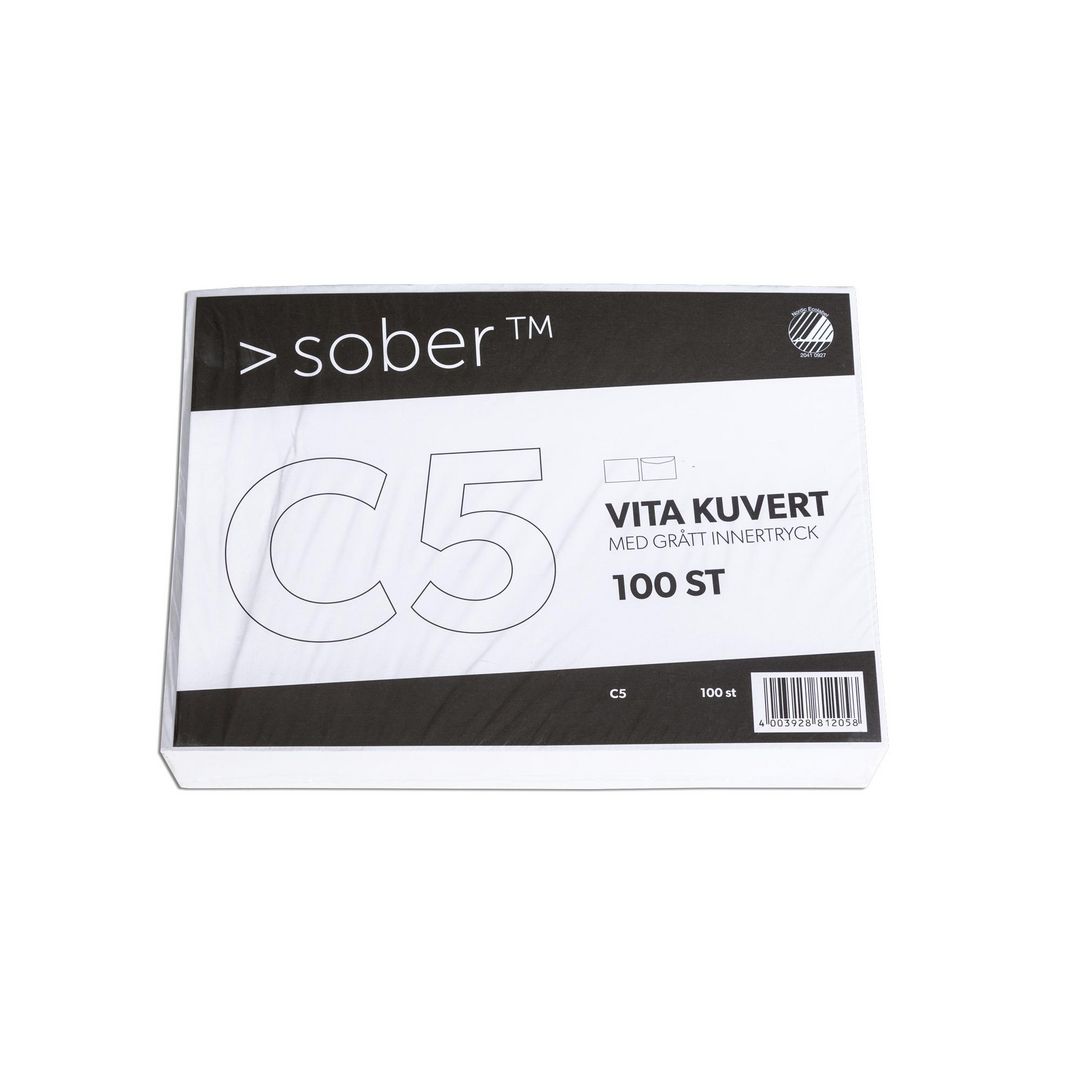 Kuvert konsument fp C5 90g remsa 100/fp (5 pack)