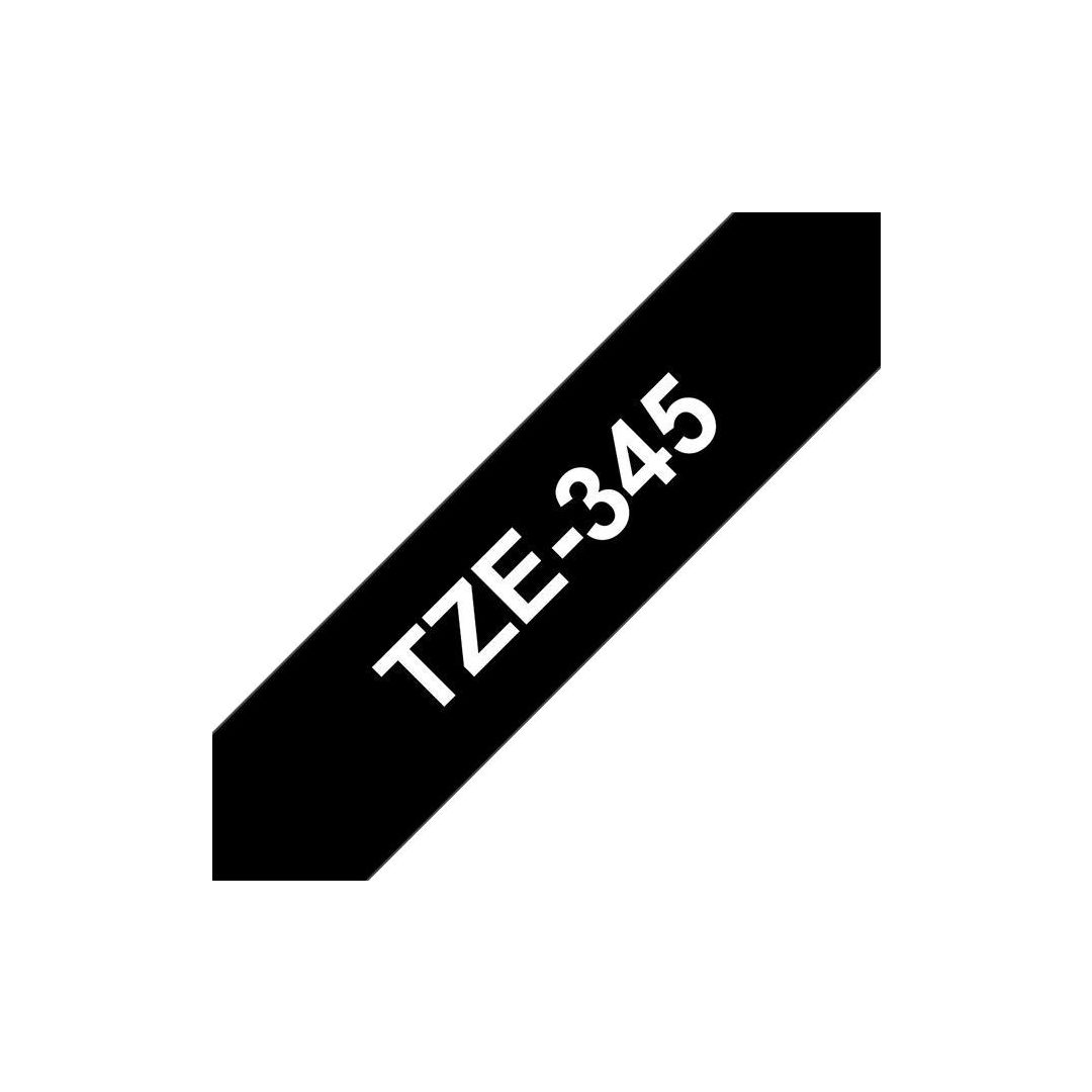 Tape Brother TZE345 18mm vit på svart