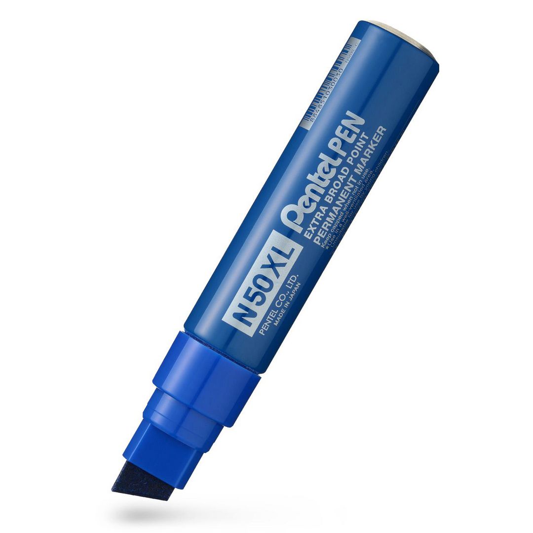 Märkpenna perm. PENTEL N50XL sned blå