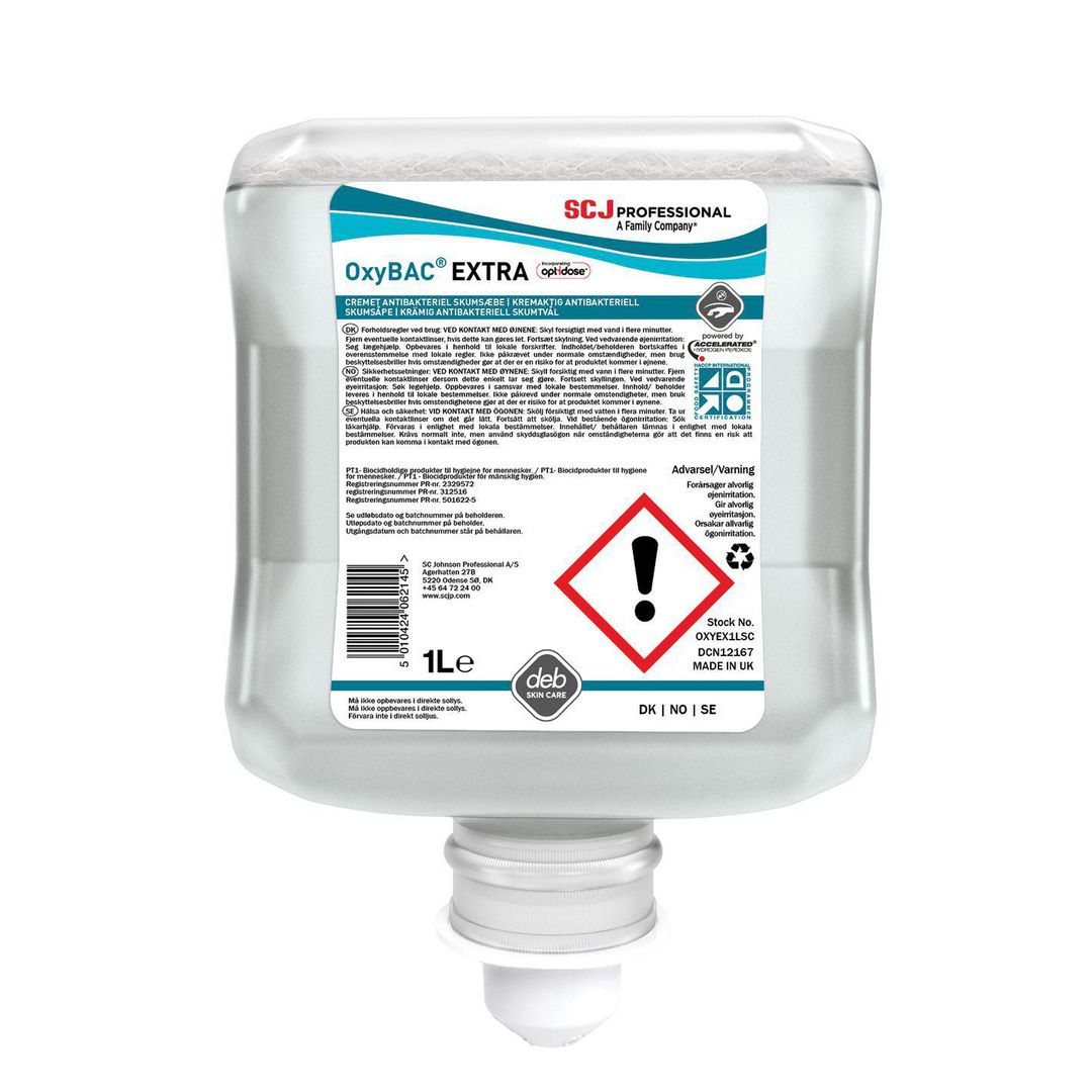 Tvål OxyBAC Extra antimikrobiell 1L