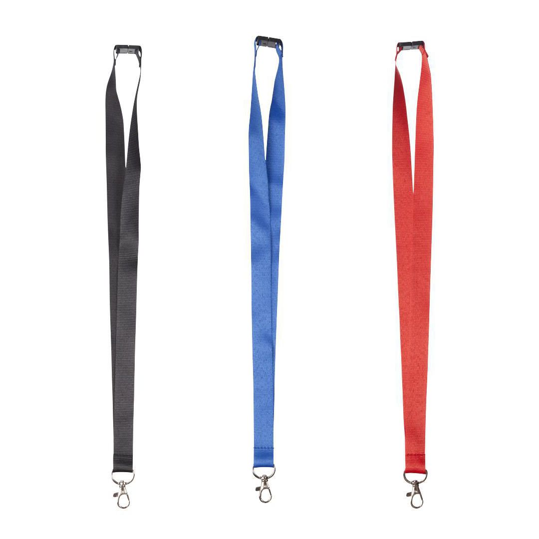 Nyckelband CARDKEEP karbinhake blå (10 pack)