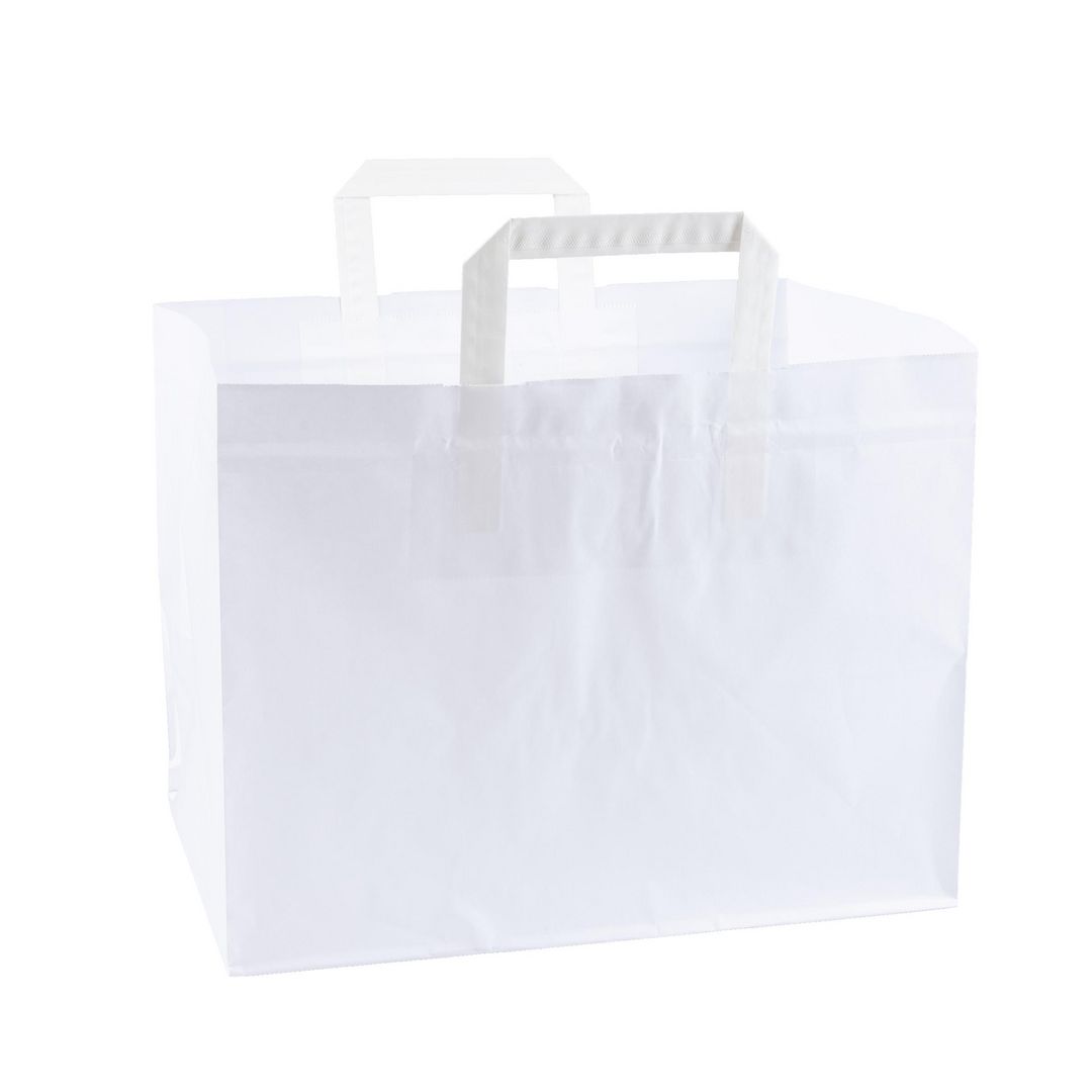 Bärkasse takeaway vit 300/fp