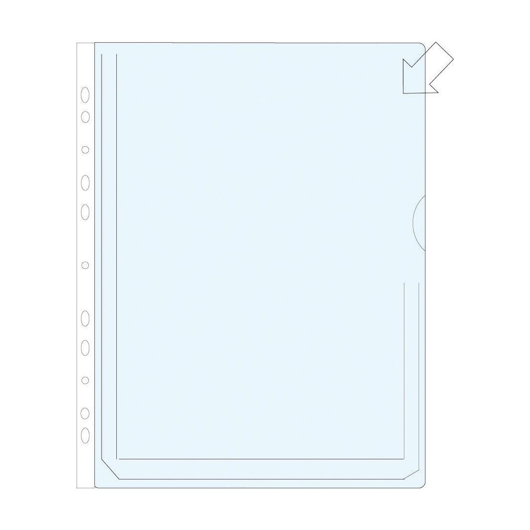 Plastficka bälg 0,17mm A4 (25 pack)
