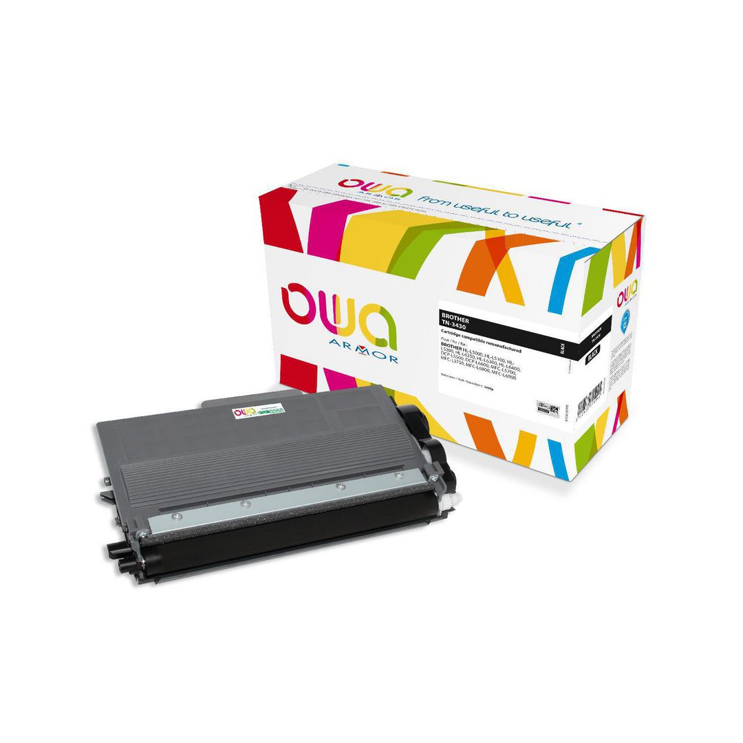Toner OWA BROTHER TN3430 3K svart