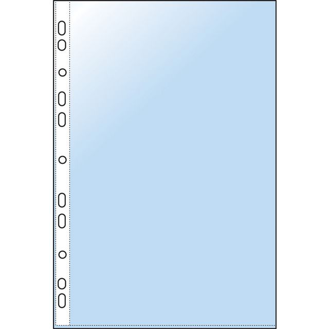 Plastficka A4 0,06mm präglad (100 pack)