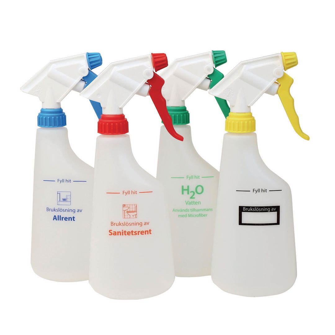 Sprayflaska tom 'H2O' grön 600ml