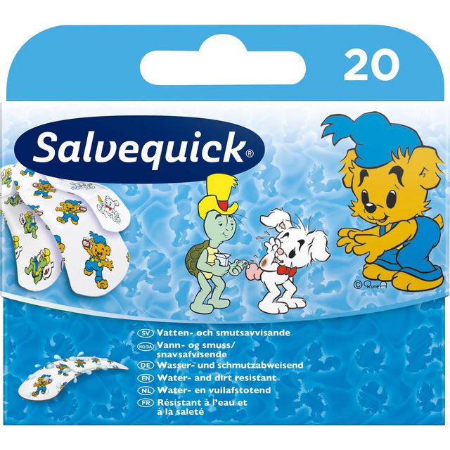 Plåster SALVEQUICK Bamse 20/fp