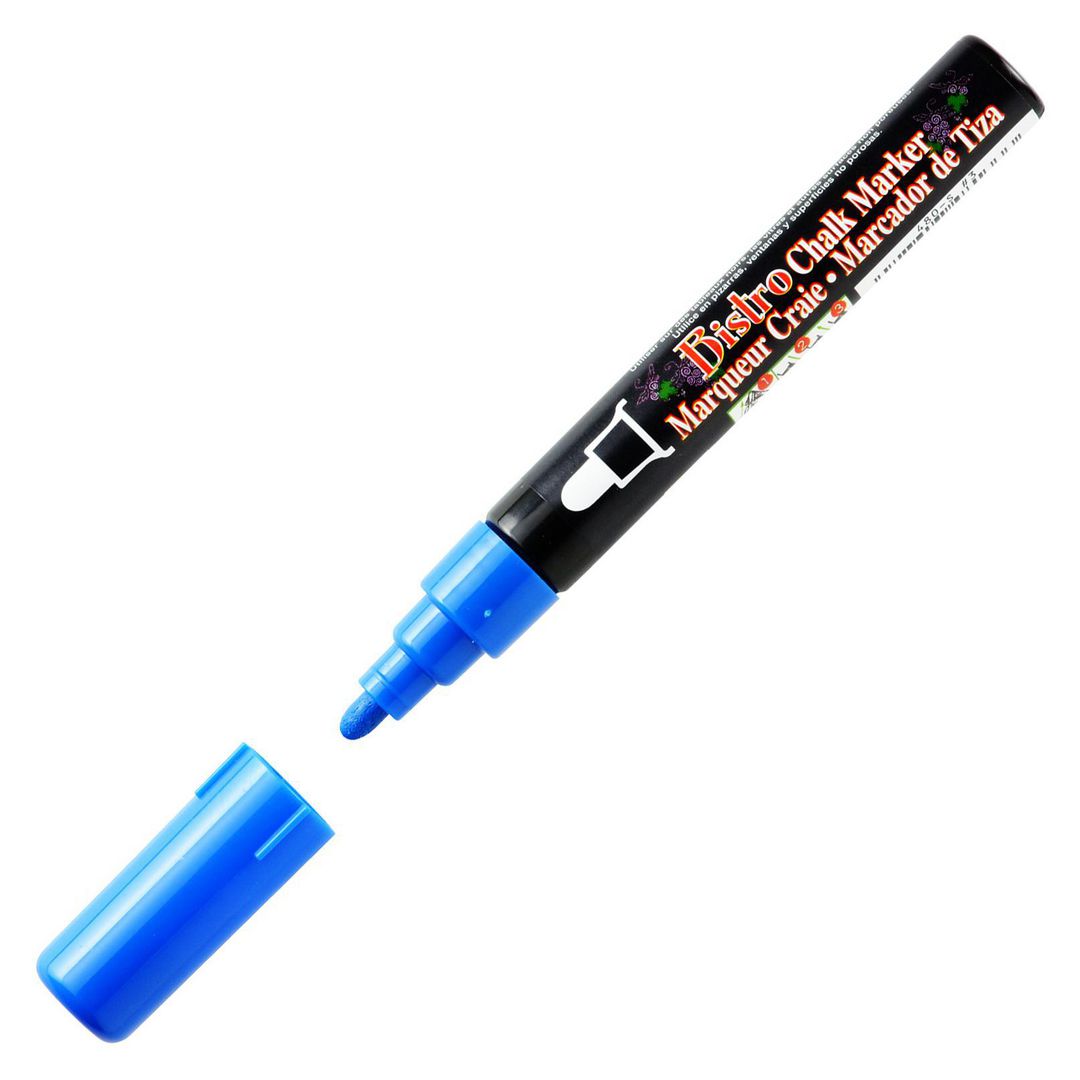 Märkpenna MARVY Chalkmarker 480 blå (6 pack)