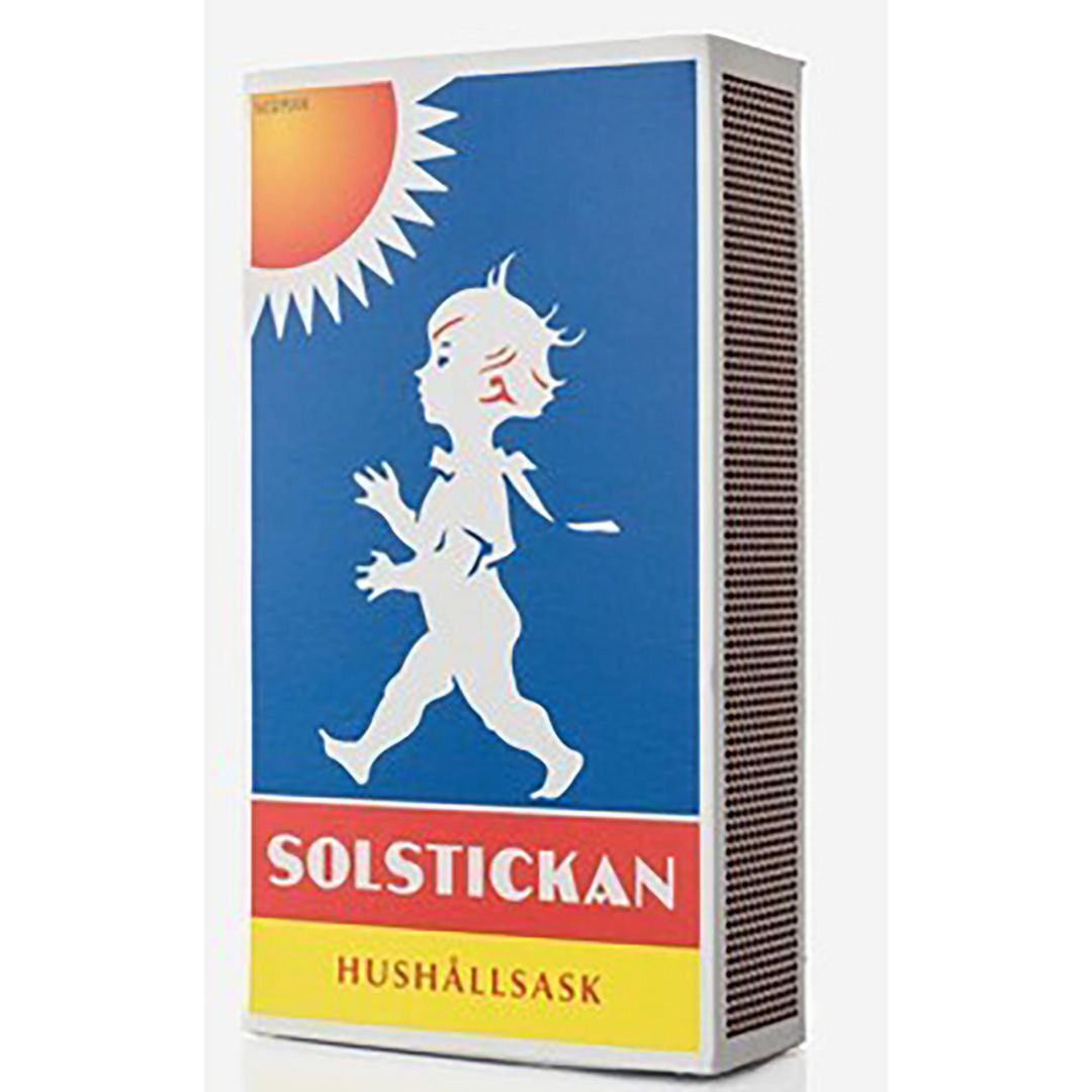 Tändstickor SOLSTICKAN hushållsask
