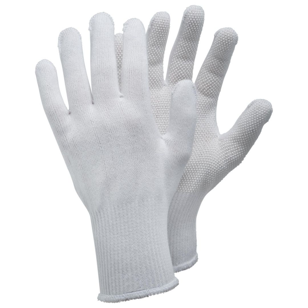 Textilhandske TEGERA 921 noppor vit 8 (12 pack)