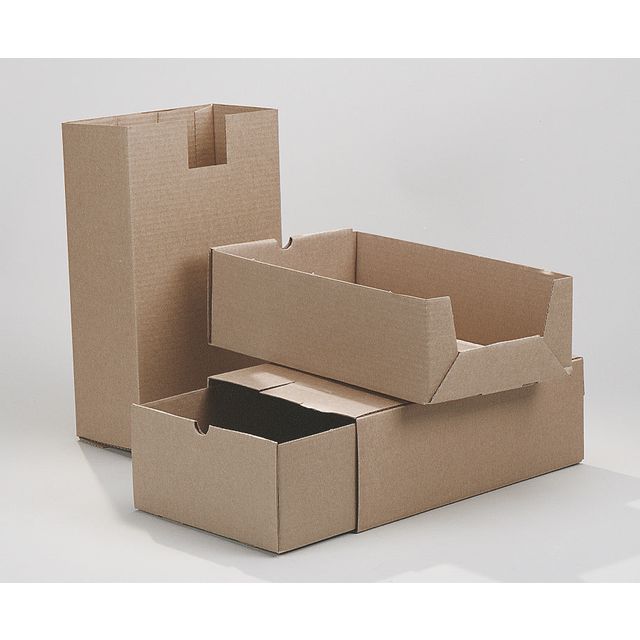 Arkivbox A65 235x125x380mm 2-delad brun (25 pack)