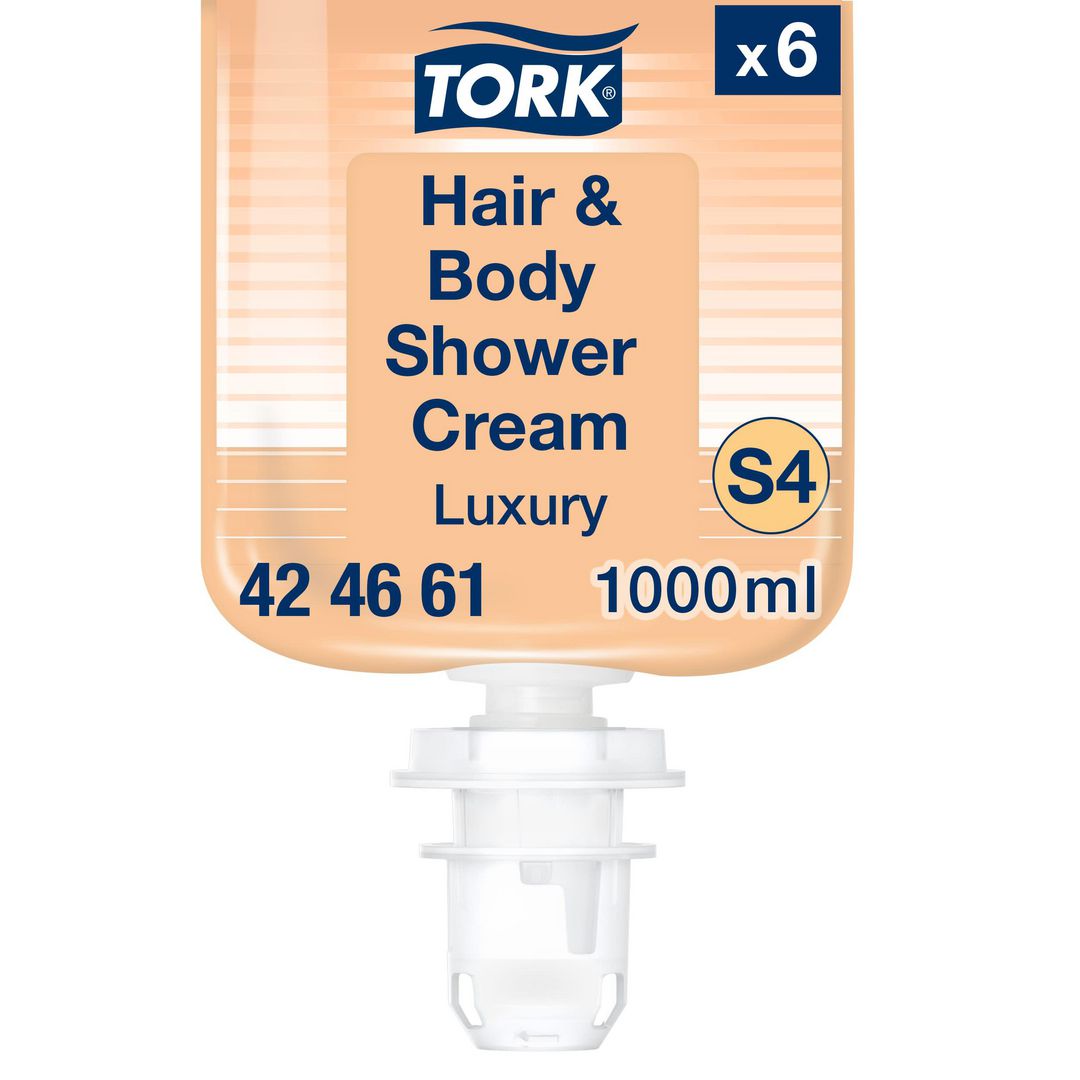 Duschtvål TORK S4 Luxury Hair&Body 1L (6 pack)