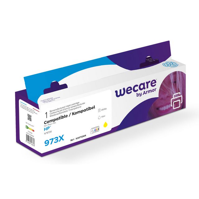 Bläckpatron WECARE 973X gul