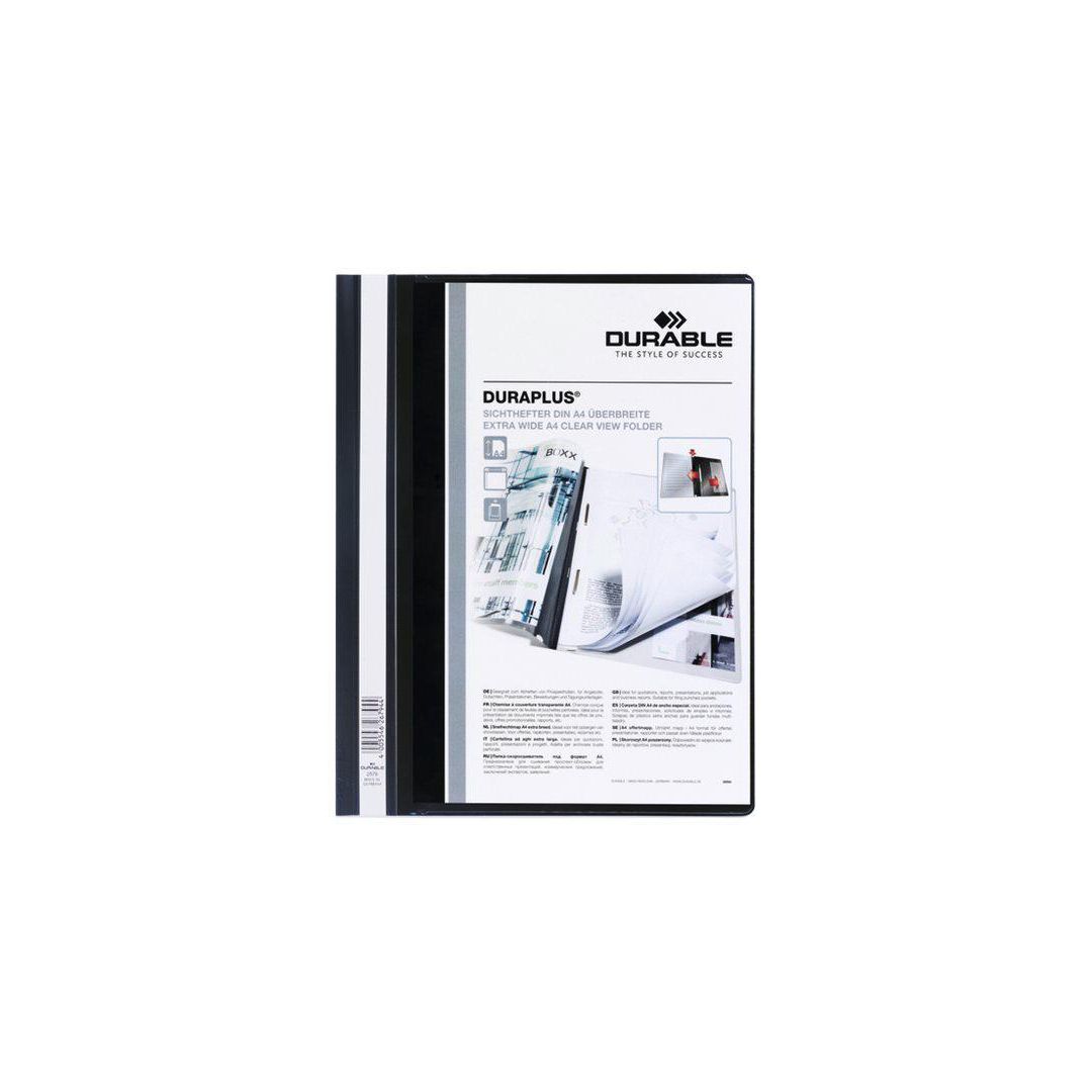 Offertmapp DURAPLUS med ficka A4+ svart (25 pack)