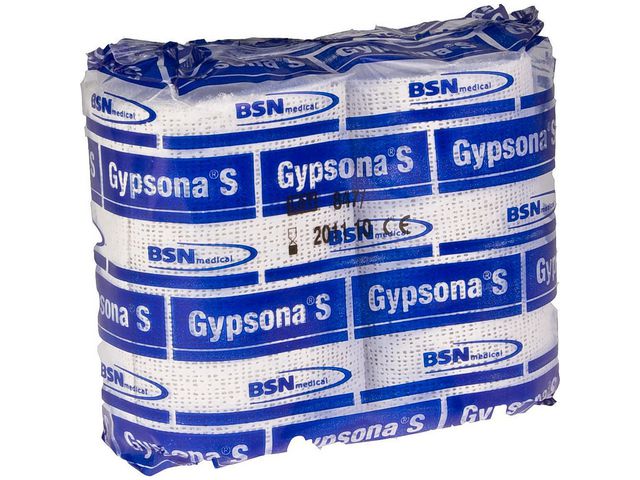 Kalkgips GYPSONA S 5cmx3m 4/fp (10 pack)