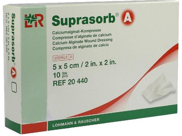 Förband SUPRASORB A 5x5cm 10/fp