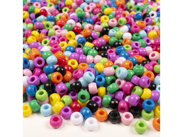 Plastpärla kongopärlor 1000/fp