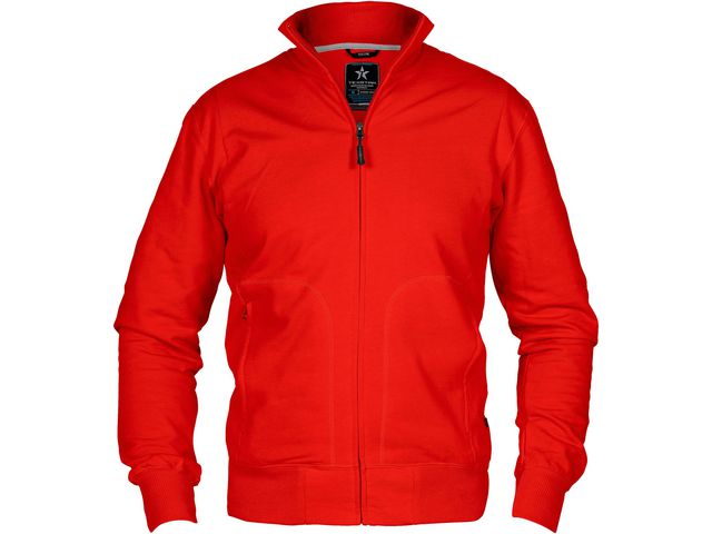 Sweatjacka TEXSTAR HC04 röd XS