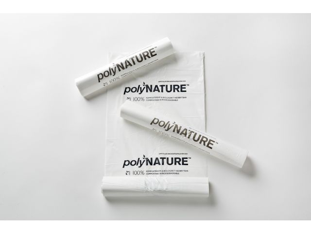 Plastsäck POLYNATURE PLA 240L 25my 10/rl (12 pack)