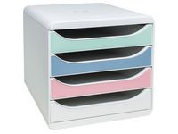 Blankettbox Bigbox Autentik 4låd. pastel