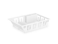 Diskställ plast vit