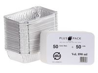 Aluminiumform inkl. lock 890ml 50/fp