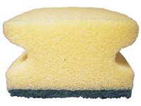 Rengöringssvamp med grepp 7,5x15cm grön