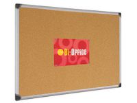 Anslagstavla BI-OFFICE kork 90x60cm