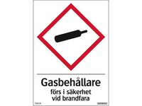 Dekal Gasbehållare 105x148mm